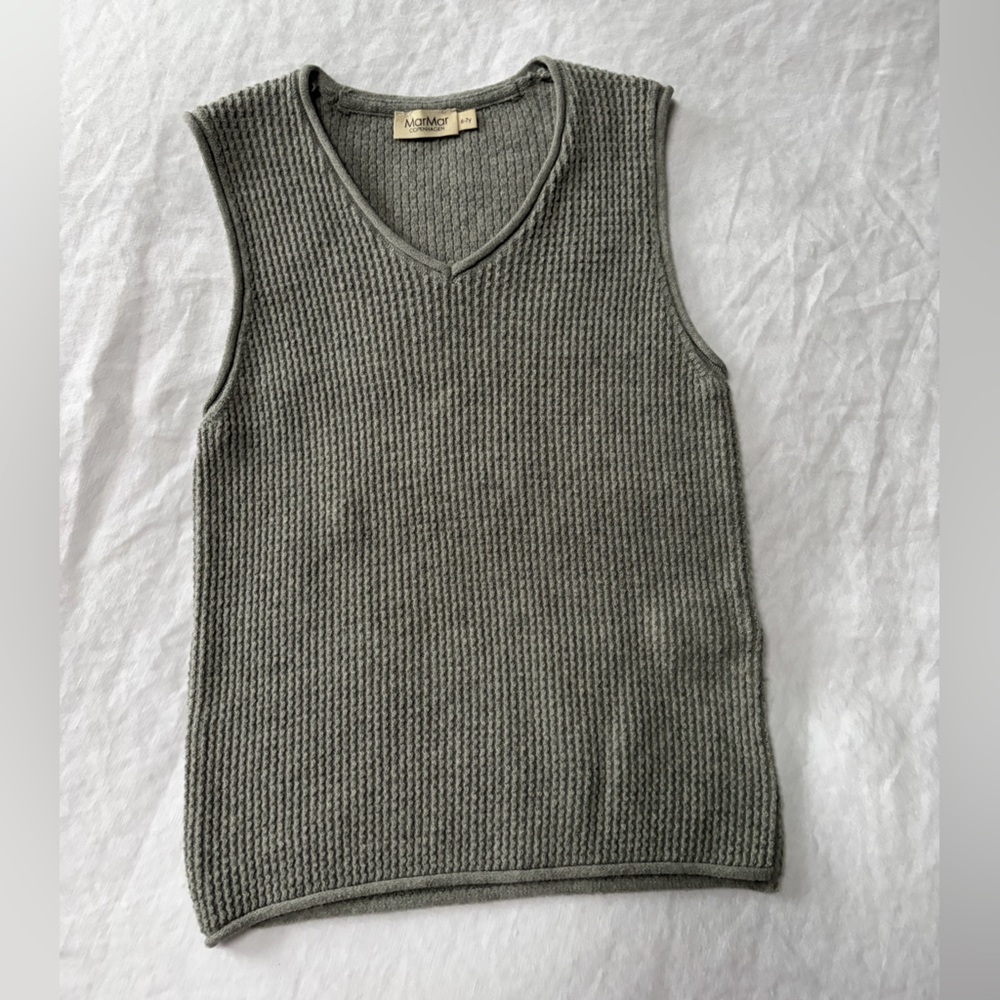 MarMar Copenhagen Wool & Cotton Vest Sleeveless Sweater